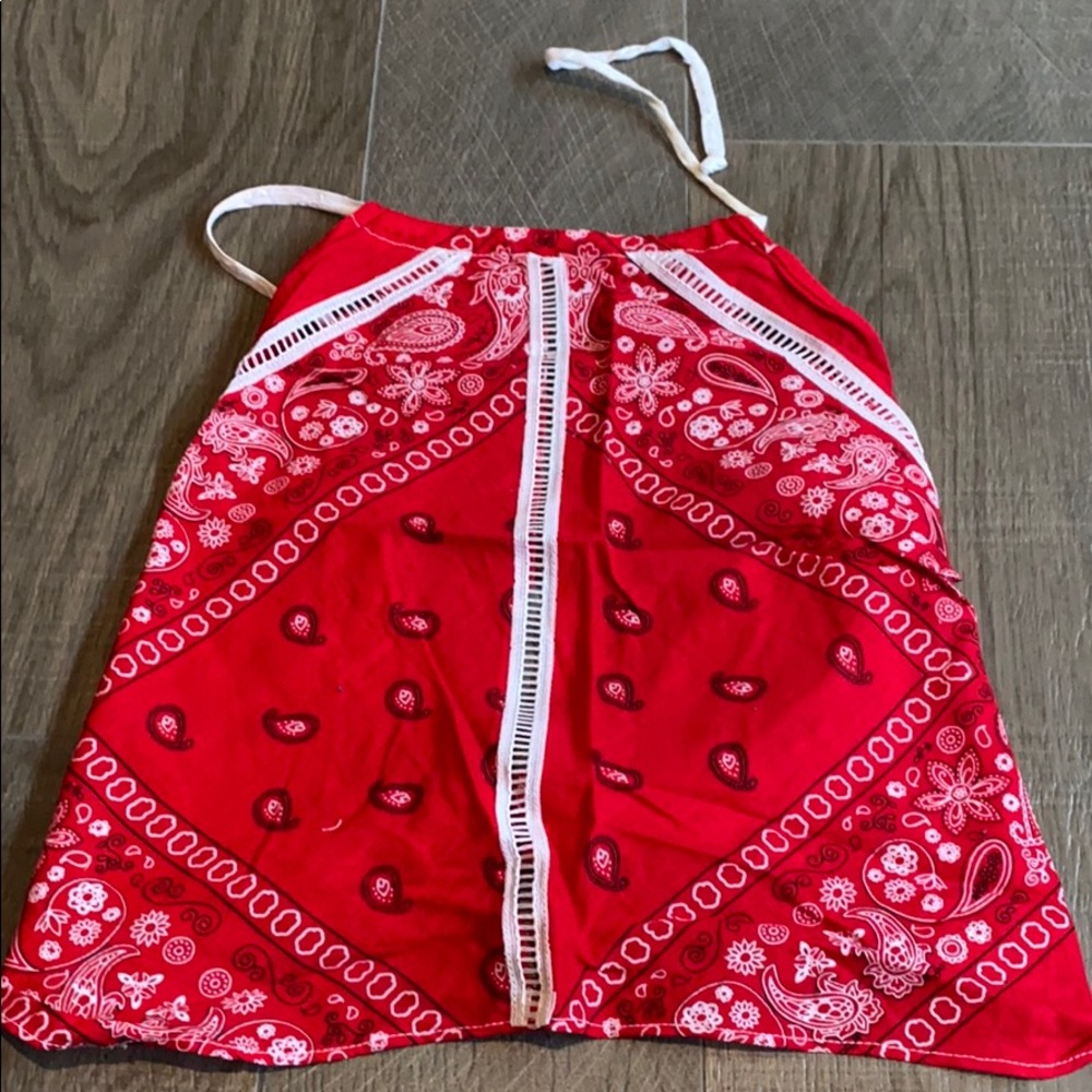 Bandana halter top